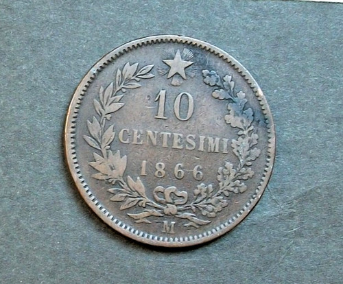 Centesimi 1866 segno di - 1866,