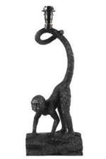 lampada tavolo animale scimmietta resina nera globen lighting 