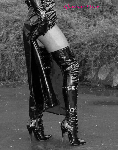 Sexy stivali coscia tacco - sexy,