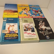lotto 6 vhs Cartonate- Titoli