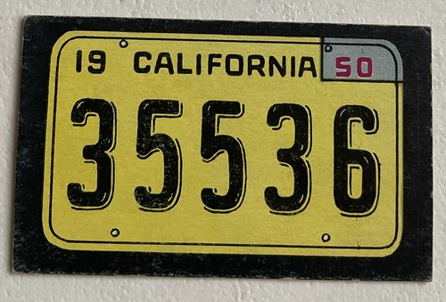1950 california topps targa - 1950,