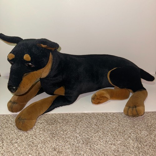 Vintage fine toy doberman - toy, co