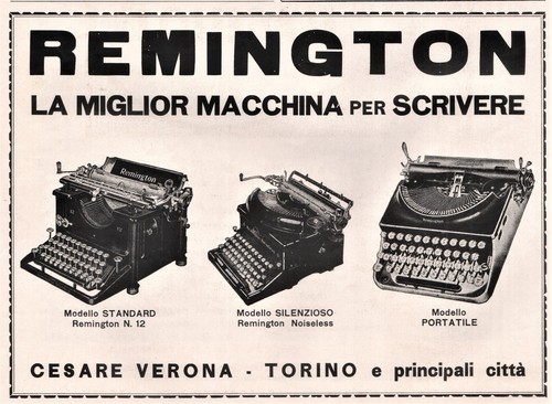 Pubblicita 1932 remington - pubblicita',