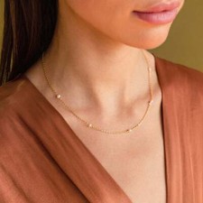 Collana Dainty Pearl Station