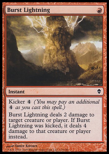 Mtg burst lightning exc - mtg,