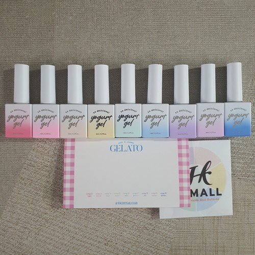 Yogurt nail gelato - gelato, sciroppo