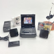 ⭐ Sony 8mm Video Walkman GV-S50 Video8 Cassette Registratore Trasferimento Video