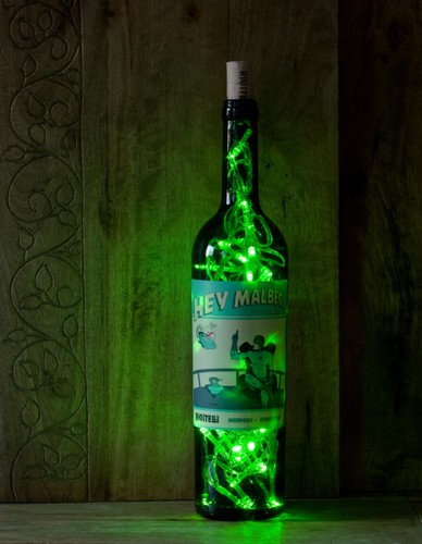 Bottiglia vino riciclata - bottiglia, di