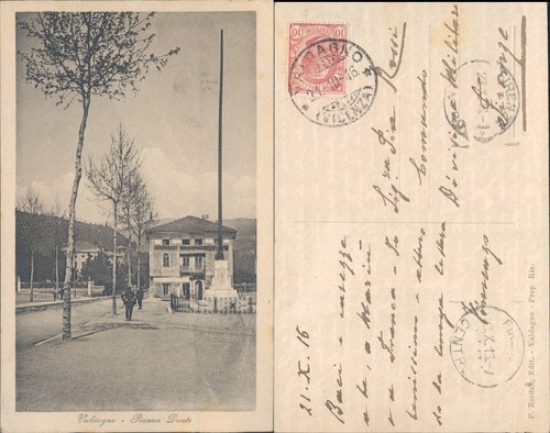 Valdagno piazza dante animata - piazza,