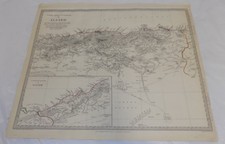 Antica mappa a colori
