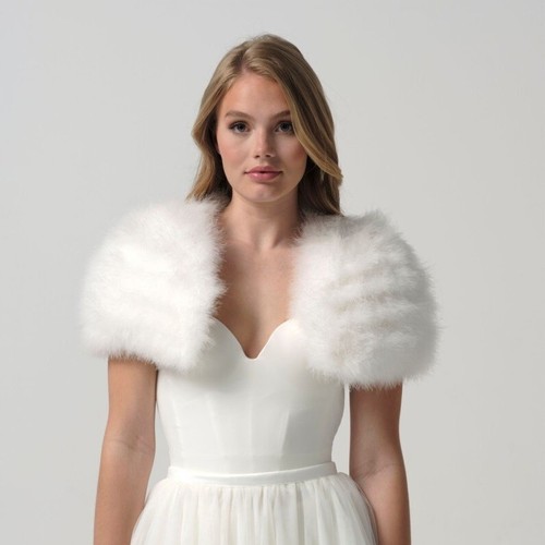 Stola bolero marabou piuma - bolero,