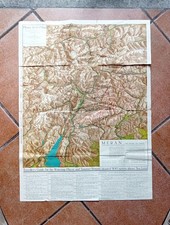 SUD TIROLO 1920 VENEZIA TRIDENTINA CARTINA DOLOMITI ORTLER BRENTA MERANO BOLZANO