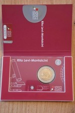 2 Euro ITALIA 2024 RITA LEVI MONTALCINI FDC COINCARD