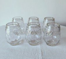 Cynar set vintage 6 bicchieri a forma di carciofo