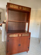 credenza antica intarsiata