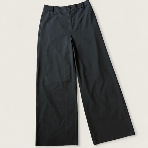 Zara pantalone nero gessato - zara,
