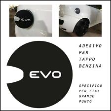 Adesivo per Tappo benzina FIAT GRANDE PUNTO EVO - Nero Opaco stickers decal