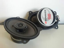 x2 USATI SONAVOX HI-POWER Acoustic system ELLITTICI - VINTAGE Speakers HIFI CAR