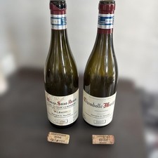 Domaine G Roumier Morey Saint Denis1996 Chambolle Musigny 2002 bottiglia vuota SUGHERO