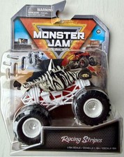 Monster jam racing - monster, stripes