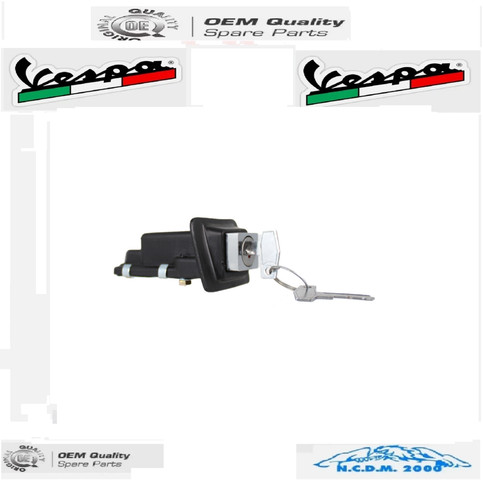Serratura sella nera piaggio - serratura,