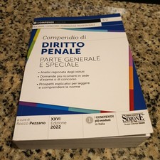 Compendio di Diritto Penale 4/2 Rocco Pezzano - Simone - Vedi Desc.