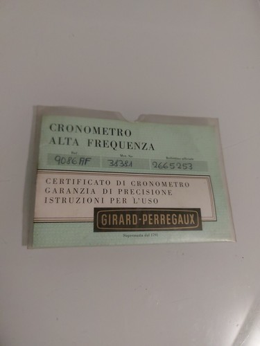 Certificato girard - x,