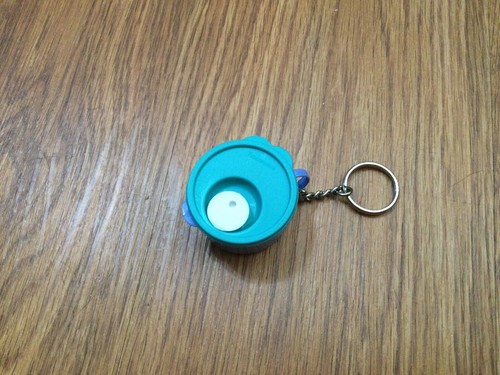 Tupperware soup mug keychain - soup,