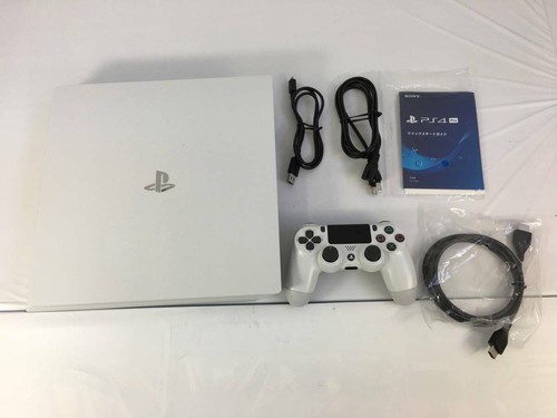 Console ps4 glacier white pro - console,