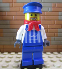 Lego  trn131  Macchinista    Minifigura  Set 7998 Visita il mio negozio