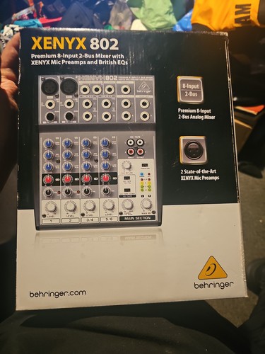 Behringer xenyx 802 console - behringer, di