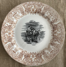 Antico piatto Napoli Formiai -