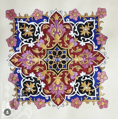 Gold geometric pattern - gold,
