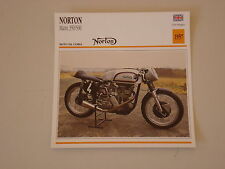 - scheda moto NORTON MANX 350/500