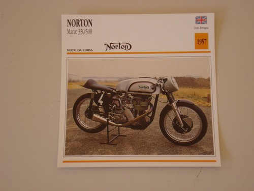 Scheda moto norton - -, manx