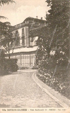 dr37 cartolina firenze,via machiavelli, villa bartolini salimbeni