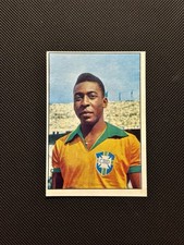 FIGURINA CALCIATORI PANINI 1965/66 PELÉ BRASILE OTTIMO RECUPERO RARA