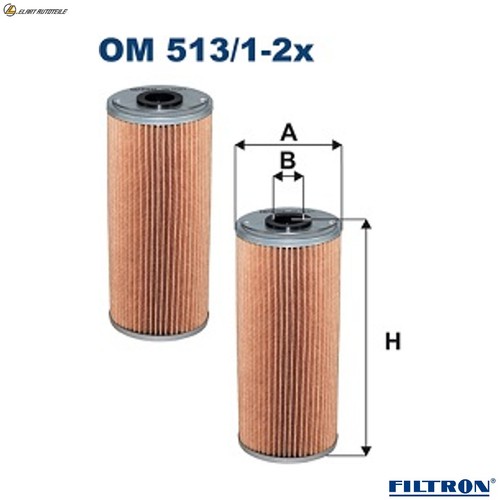 Filtro olio 513 2x per - olio, 513/1-2x