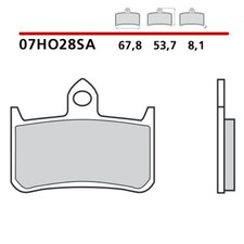 07HO28SA - FRONT BRAKE PADS