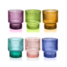 IVV SET 6 BICCHIERI ACQUA 30 CL IMPILABILI IN PASTA DI VETRO - TODO MODO