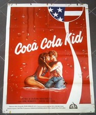 COCA COLA KID manifesto poster Makavejev Eric Roberts Greta Scacchi The USA Flag