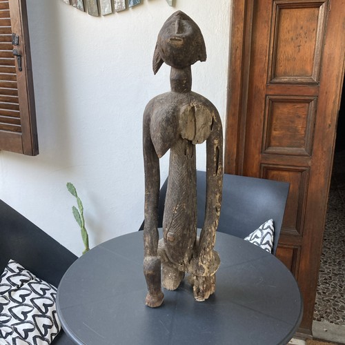 Scultura legno antenato - legno,