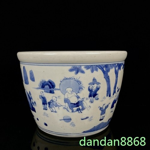 Tongzi porcellana bianca - , blu