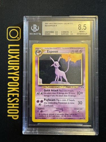 Carta card pokemon espeon neo - card,