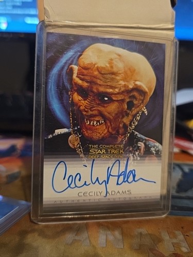 Scheda autografa star trek - scheda,