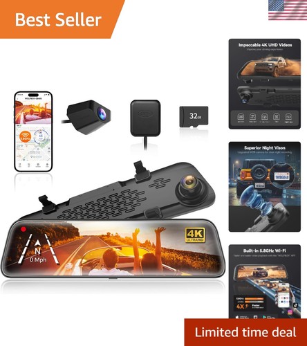 G840s dash cam 4k - 4k, specchio