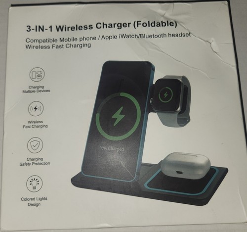 Caricabatteria wireless 3in1 - wireless, 3