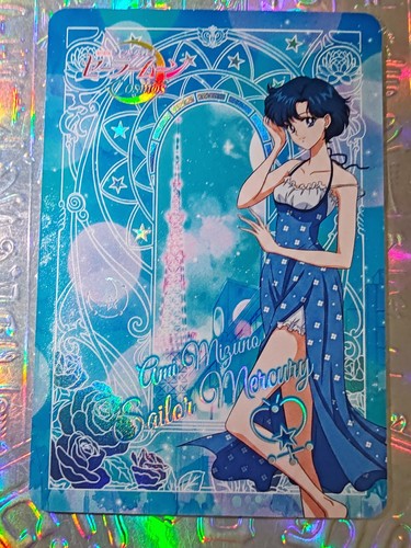 Card holo sailor moon - sailor, mercury