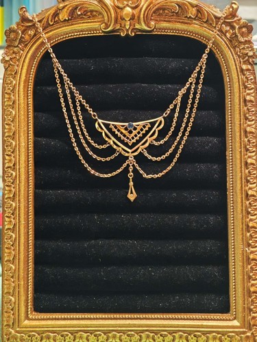 Collana drappeggio art nouveau - art,