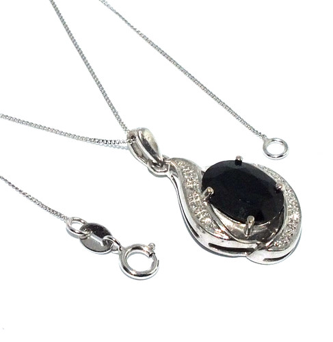 Pendente oro bianco 18 - pendente,